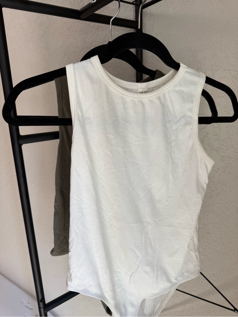 White & Sage Sleeveless Bodysuit Lot - Unbranded (Amazon)
